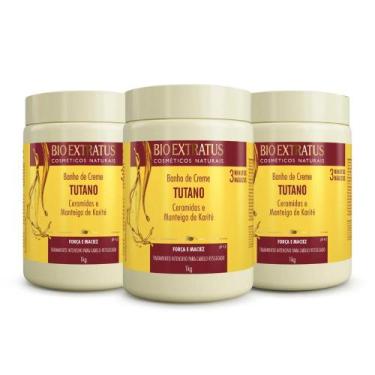 Imagem de Kit Bio Extratus Banho de Creme Tutano 1Kg 3 Itens