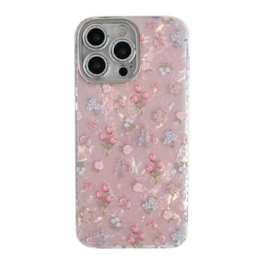 Imagem de Capa de telefone FLIRACON Cute Tulip Flowers Bow Shell iPhone 16 Pro M