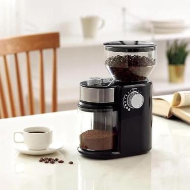 Imagem de Moedores de café, moedor elétrico de grãos de café 220v - HUOGUO, 220V