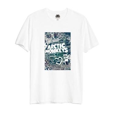 Imagem de Camiseta Arctic Monkeys Lyrics 100% algodão 165 g/m² unissex - Lightbe