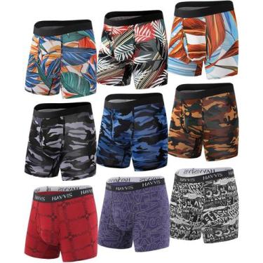 Imagem de Cuecas boxer masculinas HAVVIS Performance Bamboo Viscose XXL