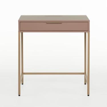 Imagem de Escrivaninha Square 1 Gaveta 70 cm x 48 cm Rosa Blush