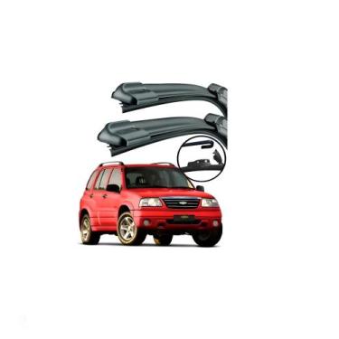 Imagem de Kit 3 Palhetas Automotiva Limpadores Para-brisa Tracker 00/09 - NA TEL