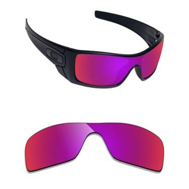 Imagem de Alphax Lentes de reposição polarizadas espelhadas Midnight Sun para óculos de sol Oakley BXTR Metal OO9237