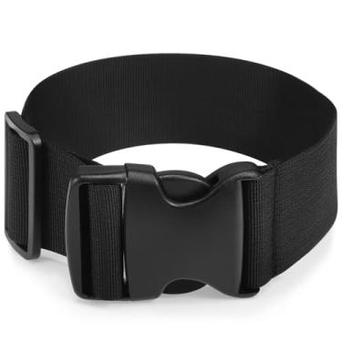 Imagem de Healvian Extensor de pochete ajustável, cinta elástica para corrida, cinto de cintura para mulheres, bolsa com fivela, extensor de cinto