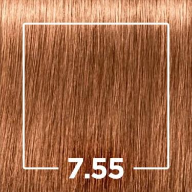 Imagem de Tintura Profissional Igora Louro Médio Dourado 7.55