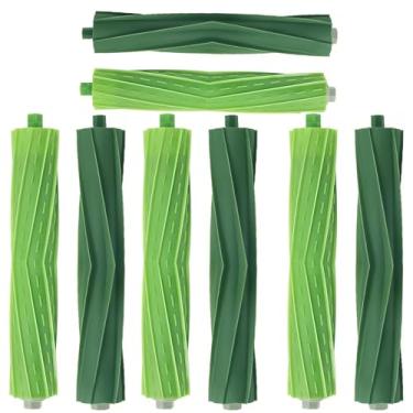 Imagem de 4 conjuntos de escovas de rolo de borracha compatíveis com iRobot E & I & J Series J8+ i7+ i7 i1 i2 i3 i4 i6 i6+ i8 i8+Plus E5 E6 E7 acessórios de peças de reposição para aspirador de pó