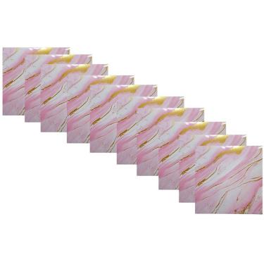 Imagem de Placa Adesiva Marmore 3D Kit 10 uni Papel de Parede Autocolante Obra Reforma Ambiente Cozinha Banheiro Casa Varanda