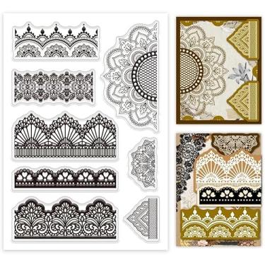 Imagem de Carimbos transparentes de plástico PVC com tema de verão personalizado, para álbuns de fotos decorativos, para fazer cartões, floral, 160 x 110 mm