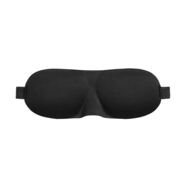 Imagem de 1 máscara de olho blackout 3D para dormir - leve, respirável e confortável, perfeita para cochilos e viagens, design unissex, presente ideal para estudantes