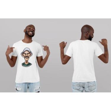 Imagem de Camiseta sr. madruga lançamento 2025 t-shirt 100%algodão, Preto, G