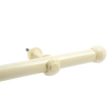 Imagem de Varão de Cortina 3,0m x 28mm Aço Reforçado (Grosso) varão para cortina 2 metros，varao para cortina 3 metros(Palha)