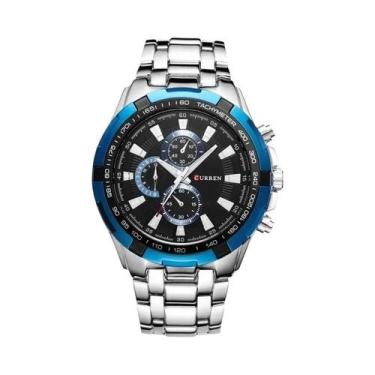 Imagem de Relógio Masculino À Prova D'Água Esportivo Militar Quartz CURREN 8023 