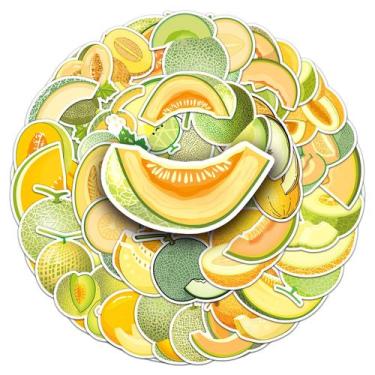 Imagem de Adesivos Hami Melon, decalque de grafite à prova d'água, 51 unidades -