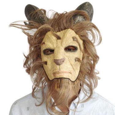 Imagem de Máscara de cosplay Beautys Beasts Latex Halloween Carnaval Páscoa - yi