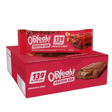 Imagem de Barra de Proteína 45g Oh Yeah Caixa 12 Unidades 3VS Nutrition-Unissex