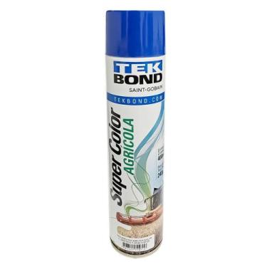 Imagem de Kit tinta spray agrícola azul 400ml fd 6 unidades - tek bond