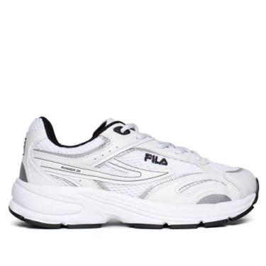 Imagem de Tênis Feminino Fila Runner 2K Super Action Branco/Preto, Branco, Preto