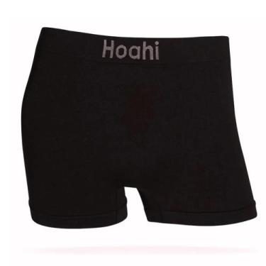 Imagem de Cueca Boxer Premium Lisa PRETO Tamanho M Hoahi
