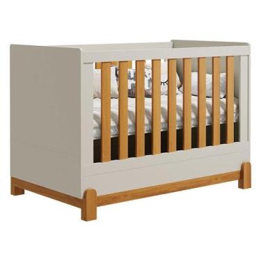 Imagem de Berço Americano Lótus Liso Areia Savana - Reller