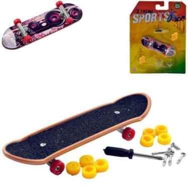 Imagem de Skate De Dedo Mini com Acessórios e ferramentas - xtreme, 16peças