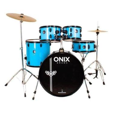 Imagem de Bateria Nagano Onix Drums Smart 22 Baby Blue BBE