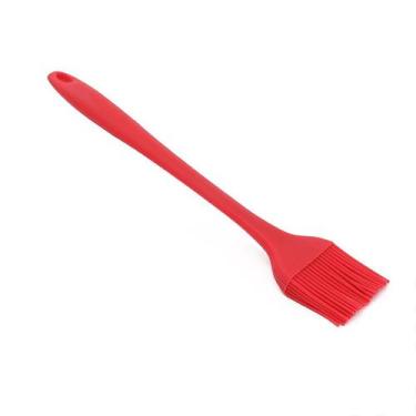 Imagem de Pincel Culinário Mek Silicone Bueno 25cm Utensílio Cozinha Vermelho