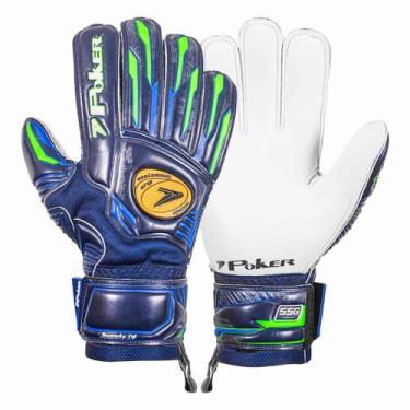 Imagem de Luva de Goleiro Poker Speedy IV Profissional SSG, 9, Azul escuro