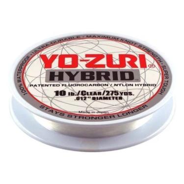 Imagem de Yo-Zuri Linha de pesca híbrida de monofilamento de 270 metros, transparente, 3,6 kg