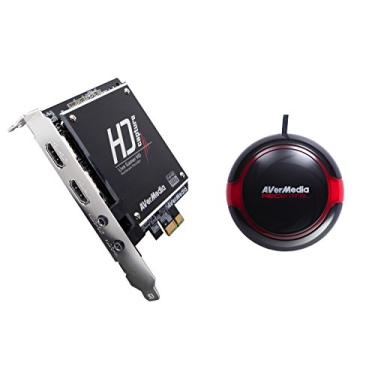 Imagem de AVerMedia Live Gamer HD, captura de jogos e streaming em alta definição 1080p, reduz o uso de CPU, baixa latência, H.264 Hardware Coding Gravador de jogos HD, PCIe, (C985)