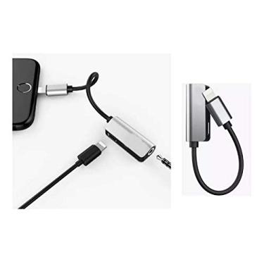 Imagem de Adaptador 2 em 1 Lightning p/ P2 Original, Carregue e escute música ao mesmo tempo.