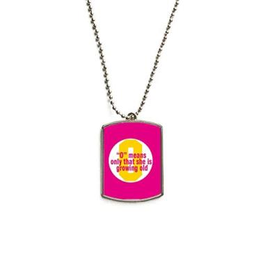 Imagem de DIYthinker Colar com pingente de identificação de cachorro Mother Loves em aço inoxidável rígido