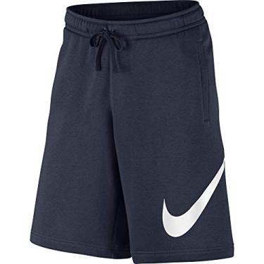 Imagem de Nike Short esportivo masculino, obsidiana/branco, médio