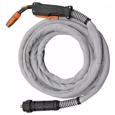 Imagem de Capa Protetor Tocha Raspa Mangueira Máquina Solda Couro Mig