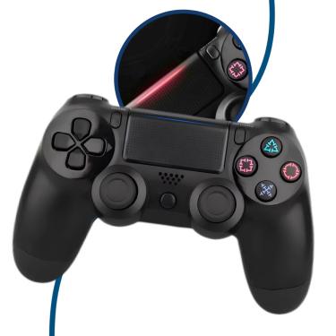 Imagem de Controle para PS4 DualShock 4 Joystick Manete Sem Fio Bluetooth + Cabo