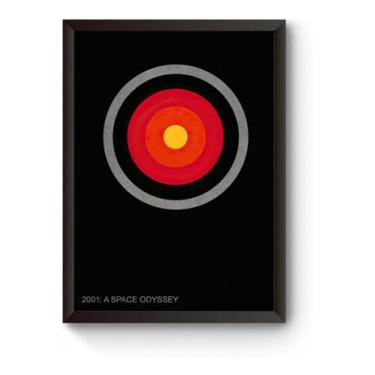 Imagem de Quadro Hal 9000 Uma Odisséia No Espaço Poster Moldurado - Fanarte