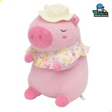 Imagem de Pelúcia Capivara 40cm Antialérgica Lavável com Zíper e Acessórios - To