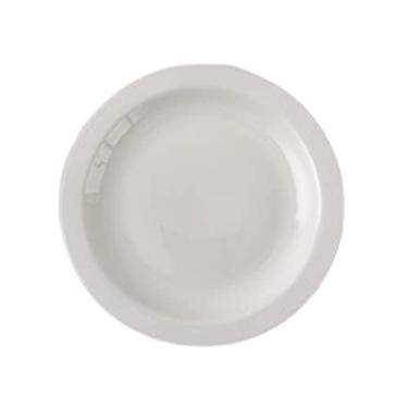 Imagem de Lata de lixo Placa de bolo placa de sobremesa placa de jantar branco liso restaurante cozinha placa de jantar regular disco compacto café sobremesa placa plana(Médio)