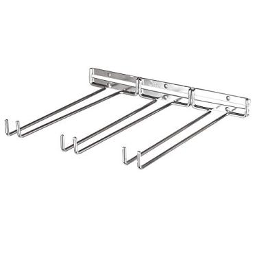 Imagem de Prateleiras de vinho modernas minimalistas para casa criativa taça de vinho tinto e ornamento elegante rack de vinho estilo francês (cor: prata tamanho: 2)