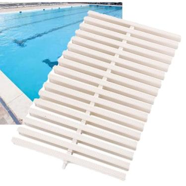 Imagem de Grade de piscina externa e grade de drenagem de chuveiro - 6 peças (25 x 100 cm) grades de drenagem resistentes para pátios, calçadas, cercas e uso agrícola - Soluções de transbordamento duráveis