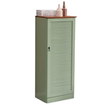 Imagem de Sapateira Simples Moderna Entrada Respirável Porta Única Armário de Sapatos Doméstico Ajustável Prateleira de Sapatos Armário para Armário (Verde)