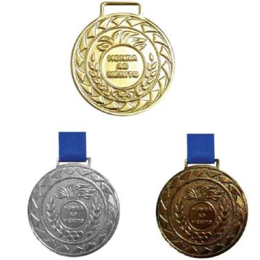 Imagem de Kit C/40 Medalhas Ouro+40Medalhas Prata+40Medalhas BronzeM36 - Crespar