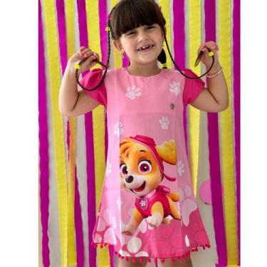 Imagem de Vestidos Infantil Meninas Temáticos Luxo Festa Personagens - BEBE E CI