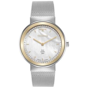 Imagem de Relógio Feminino Technos Slim Prata Original GL22AF/1B