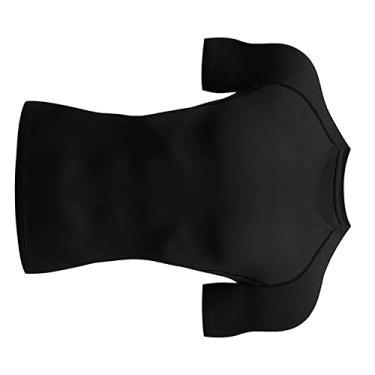 Imagem de Camisa Esportiva Masculina de Compressão, Top de Treinamento de Ginástica Respirável de Secagem Rápida, Perfeita para Ioga, Corrida, Camisetas Esportivas, Camisa de Treino (M)