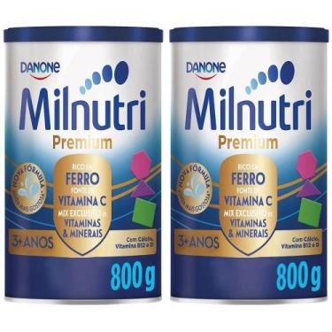 Imagem de Kit 2 Milnutri Premium Composto Lácteo 800g Cada - Danone