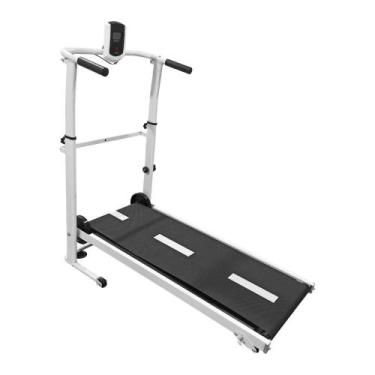 Imagem de Esteira Mecânica Ergométrica Dobrável Display LCD 120kg - Tander