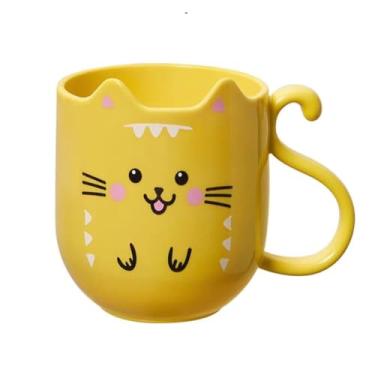 Imagem de Caneca Infantil 300ml Gatinhos Divertidos, Plástico Resistente, Ideal para Crianças
