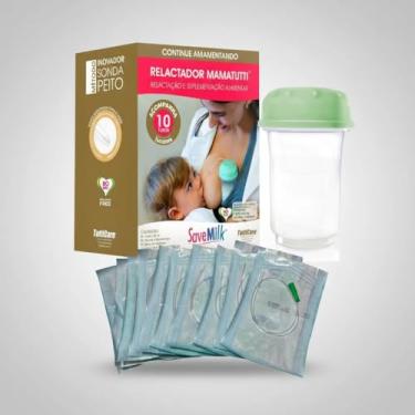 Imagem de Relactador Original, Kit Completo com 1 Frasco e 10 Tubos Extensores TAM 4, Sistema de Relactação e Suplementação Alimentar, Livre de BPA e Ftalatos