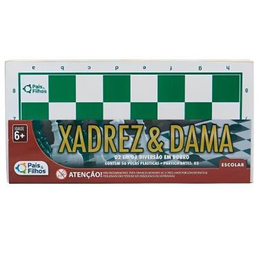 Imagem de Xadrez E Dama Escolar - Pais E Filhos